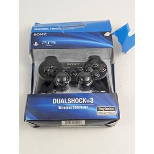 Official Sony PlayStation PS3 DUALSHOCK 3 Controller Black OEM In Box